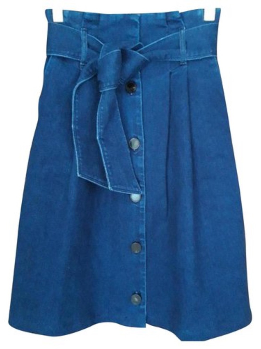 Sezane Zia Denim Skirt